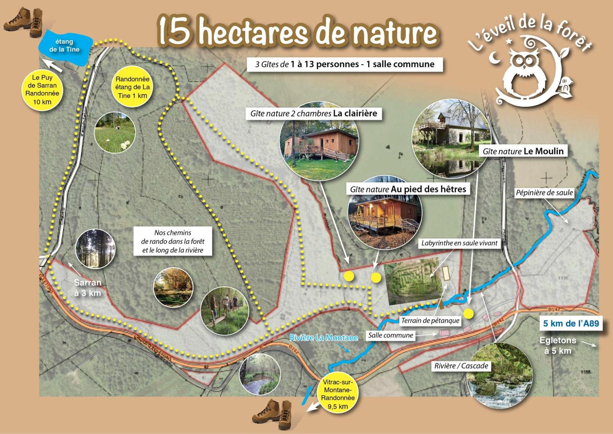 Gite Nature Le Moulin Vitrac-sur-Montane Eksteriør billede